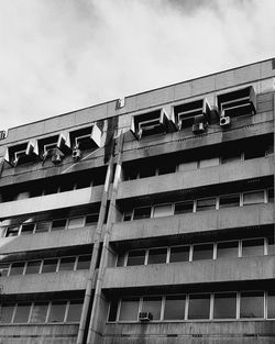 Low angle view of building against sky