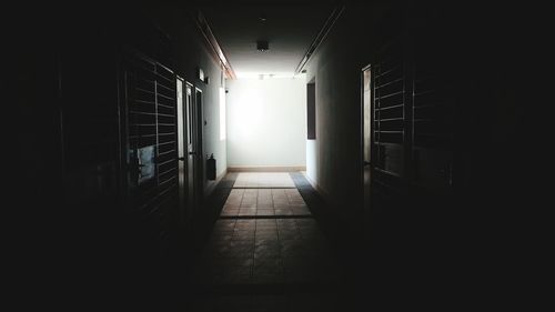 Corridor in sunlight