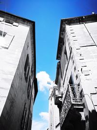 Low angle view of buildings against sky