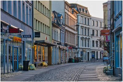 Street amidst buildings in city