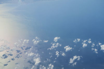 Aerial view of sea