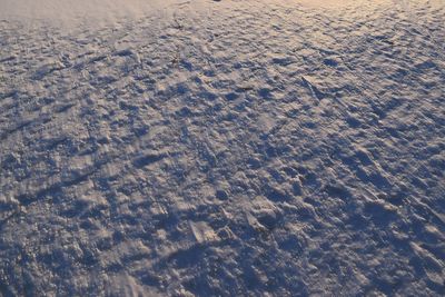 Full frame shot of snow covered landscape