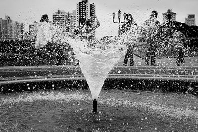 View of fountain