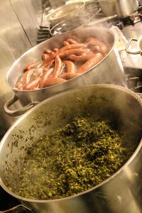 Close-up of preparing food