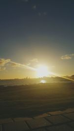 Sun shining through clouds