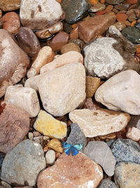 Full frame shot of stones