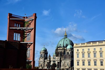 New humboldt forum with old berlin cathedral in the background