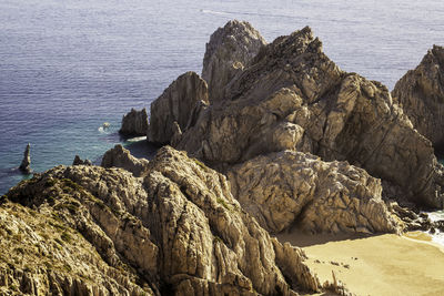 Rocks on beach