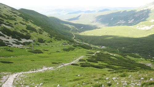 Scenic view of mountains