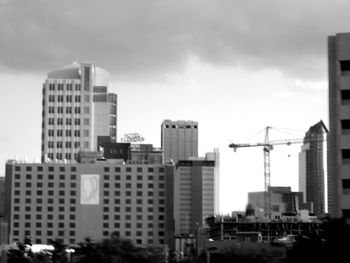 Low angle view of skyscrapers