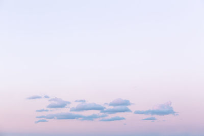 Low angle view of clouds in sky