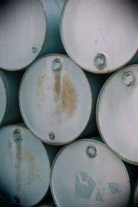 Full frame shot of containers