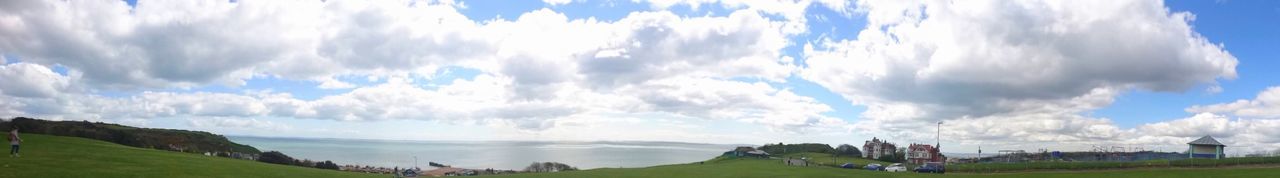 Panoramic view of landscape against sky