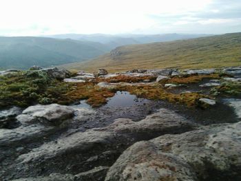 Scenic view of landscape against sky