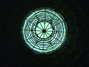 Low angle view of skylight