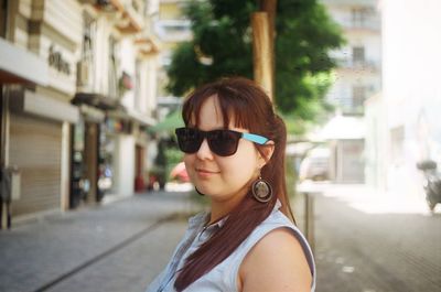 Man wearing sunglasses