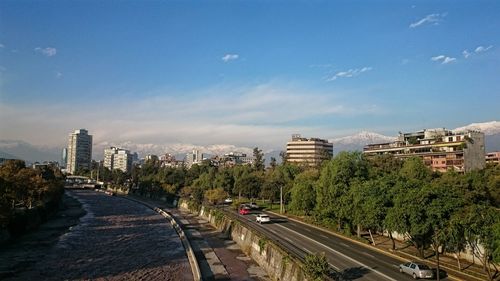 View of buildings in city