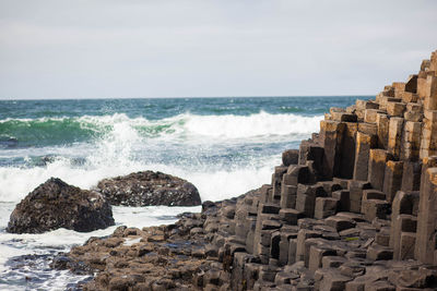 Panoramic shot of sea against sky