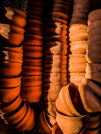 Full frame shot of bread for sale