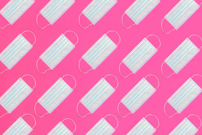 High angle view of paper on table