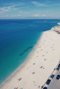 Scenic view of beach