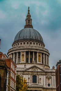 Low angle view of cathedral against sky