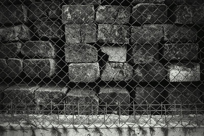 Full frame shot of chainlink fence