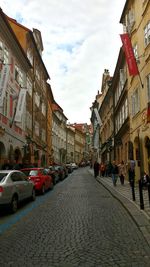 View of city street