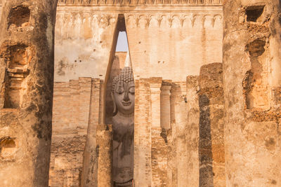 Statue of historic temple