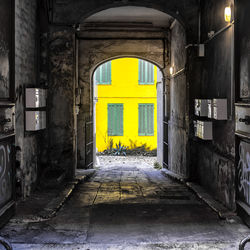 Entrance of old building