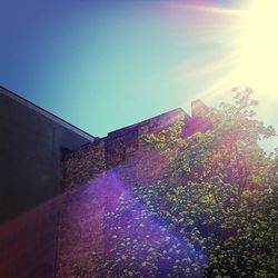 Low angle view of building against sky