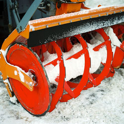 Close-up of snow on road during winter