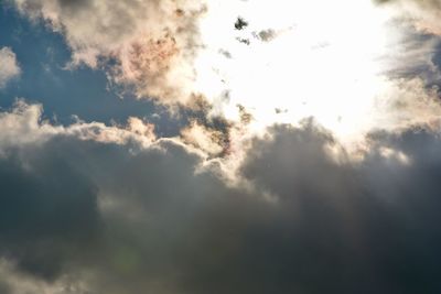 Low angle view of sky