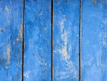 Vintage wooden dark blue boards