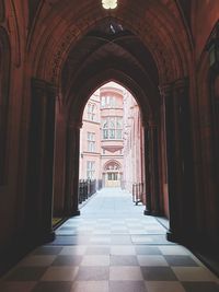 Corridor of building