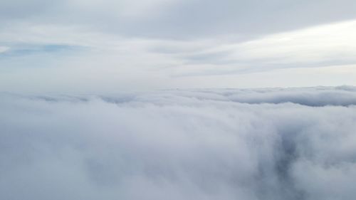 Low angle view of clouds in sky