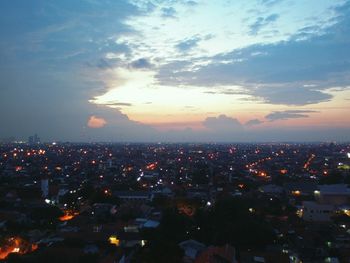 Aerial view of cityscape