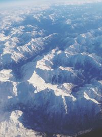 Aerial view of landscape