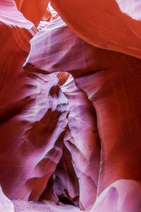 Rock formations in cave