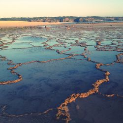 Aerial view of sea against sky