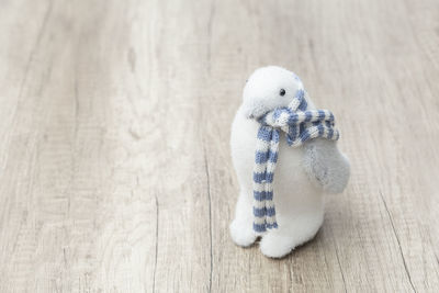 Close-up of stuffed toy on table