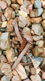 Full frame shot of firewood