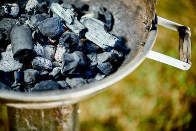 Close-up of black cigarette