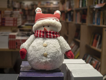 Close-up of stuffed toy in store