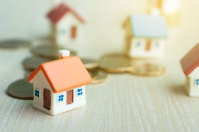 Close-up of toy on table at home