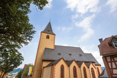 Low angle view of cathedral against sky