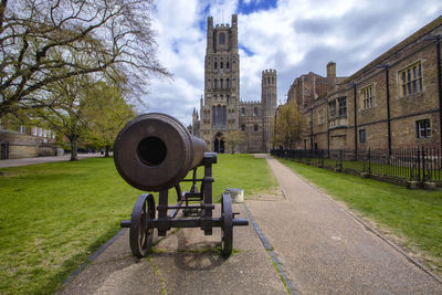 View of historical building in city