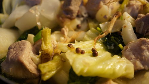 Close-up of food