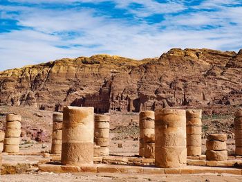 Ancient architecture against sky