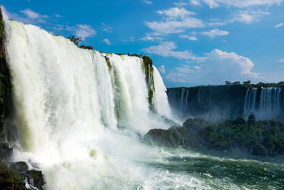 View of waterfall